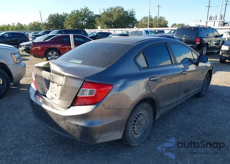 2012 Honda Civic Lx from USA, damaged, VIN 19XFB2F57CE098538